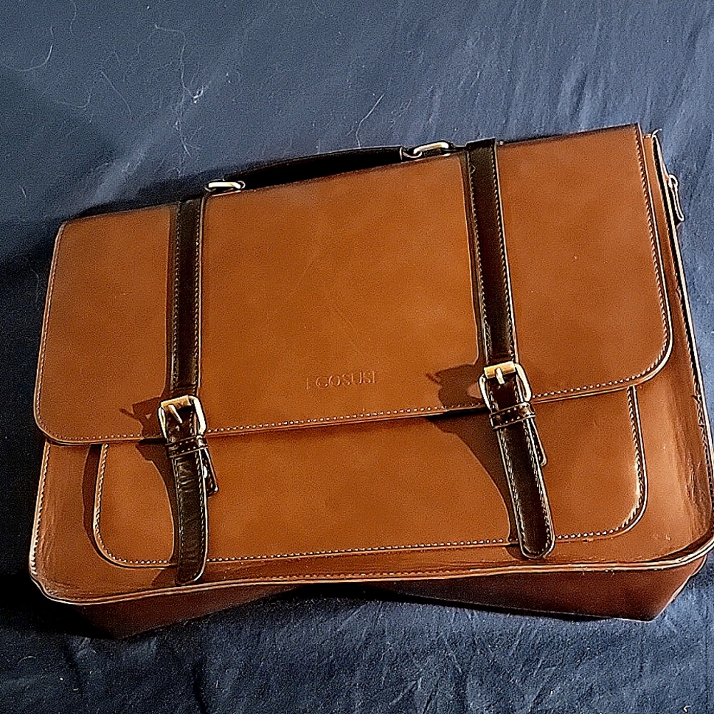 Ecosusi men's bag, pleany of pockets and a velcro laptop strap
